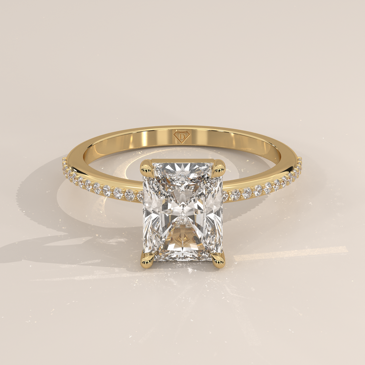 Pavé Band Solitaire