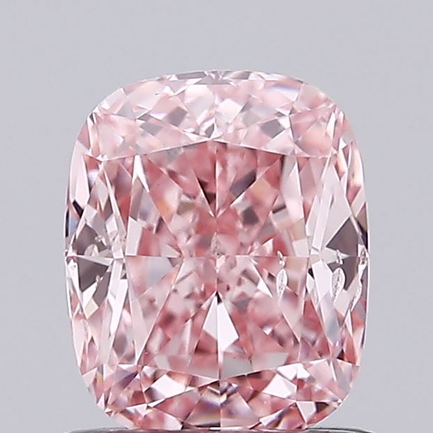 1.01 ct Fancy Vivid Pink Cushion Lab Grown Diamond · SI1 · IGI Certified