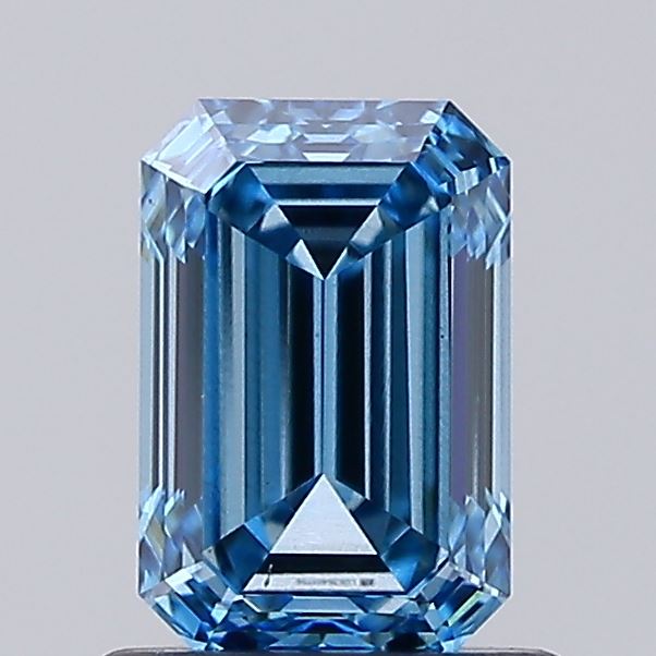1.06 ct Fancy Vivid Blue Emerald Lab Grown Diamond · VVS2 · IGI Certified