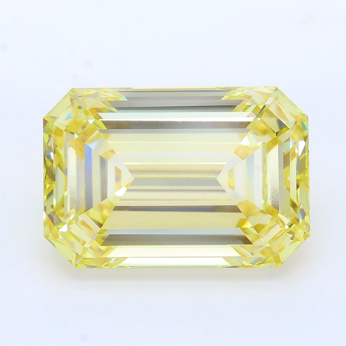 16.22 ct Fancy Yellow Emerald Lab Grown Diamond · VVS2 · IGI Certified