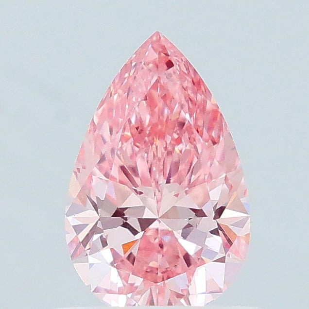0.59 ct Pink Pear Lab Grown Diamond · VS1 · IGI Certified