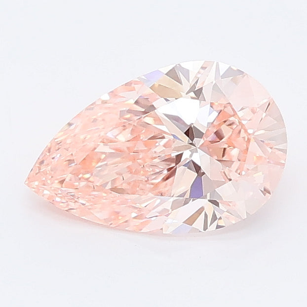 1.01 ct Fancy Vivid Pink Pear Lab Grown Diamond · VVS2 · IGI Certified