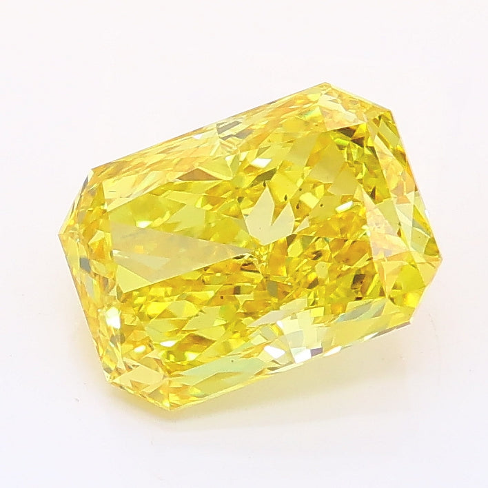2.01 ct Fancy Vivid Yellow Radiant Lab Grown Diamond · VS2 · IGI Certified