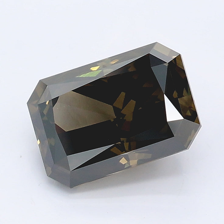 2.10 ct Fancy Yellowish Grey Radiant Lab Grown Diamond · IGI Certified