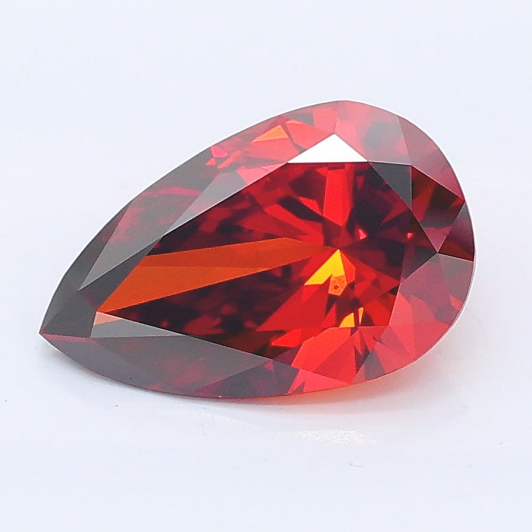 1.50 ct Fancy Deep Orange Pear Lab Grown Diamond · VS1 · IGI Certified