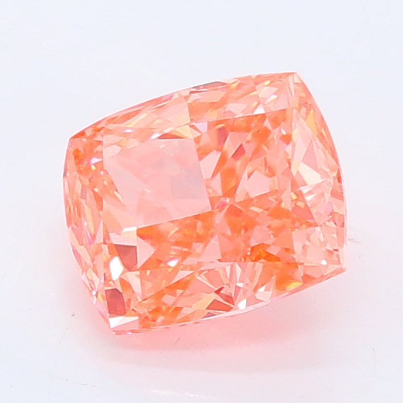 1.14 ct Fancy Vivid Pink Cushion Lab Grown Diamond · VVS2 · IGI Certified