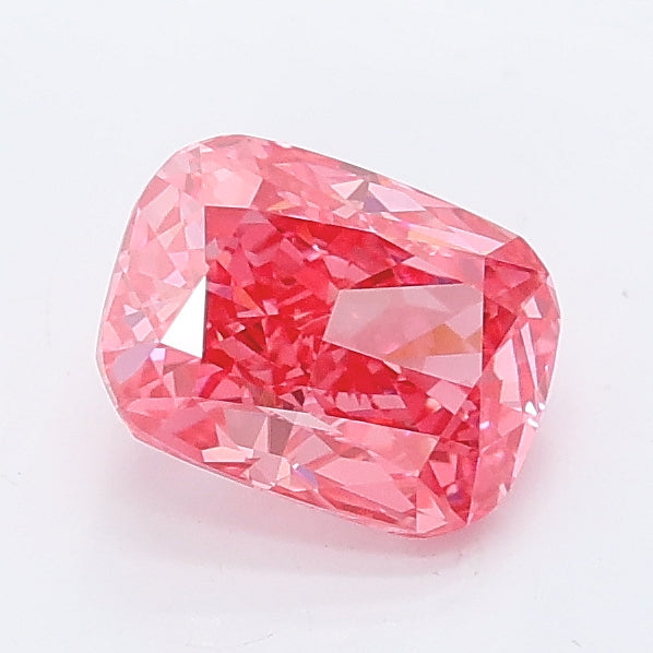 1.10 ct Fancy Vivid Pink Cushion Lab Grown Diamond · IF · IGI Certified