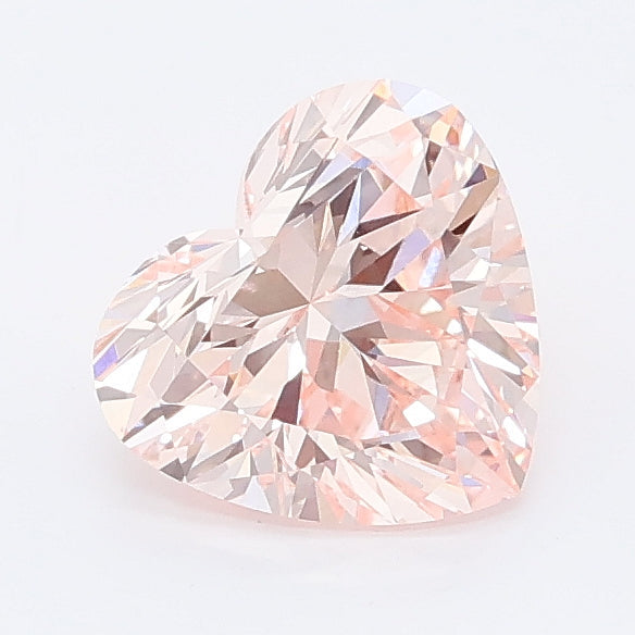 1.02 ct Fancy Intense Pink Heart Lab Grown Diamond · VVS2 · IGI Certified