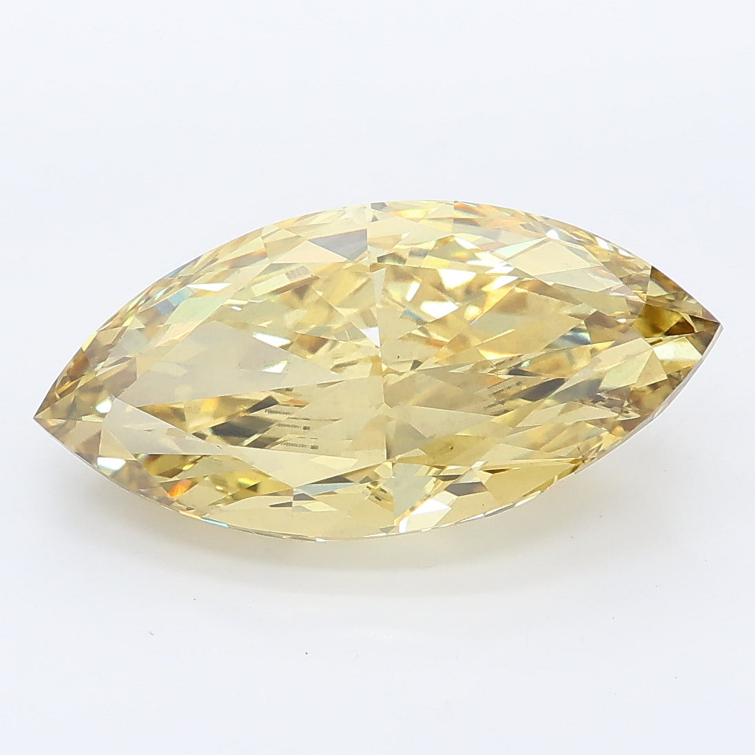 5.00 ct Fancy Intense Yellow Marquise Lab Grown Diamond · VS2 · IGI Certified