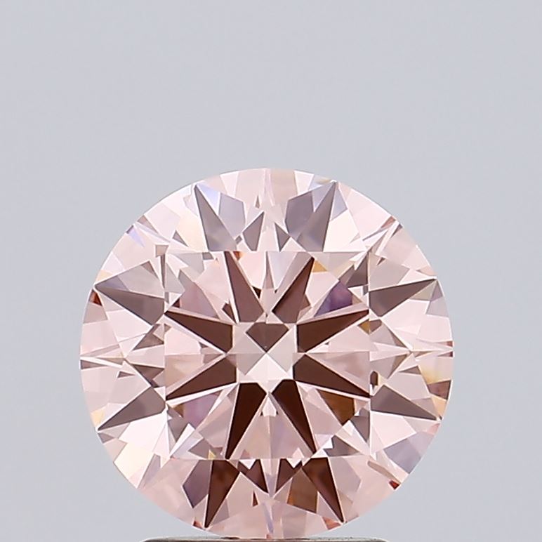 2.27 ct Fancy Intense Pink Round Lab Grown Diamond · VVS2 · IGI Certified