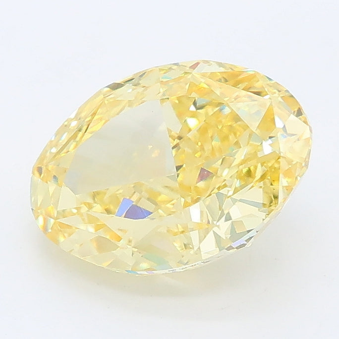 2.62 ct Fancy Vivid Yellow Oval Lab Grown Diamond · VVS2 · IGI Certified
