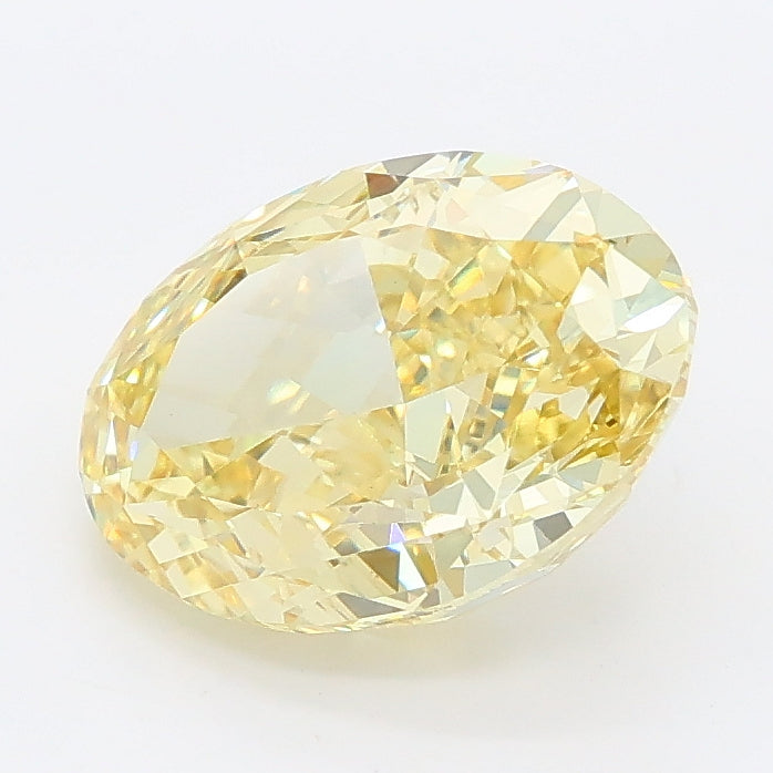 2.66 ct Fancy Intense Yellow Oval Lab Grown Diamond · VVS2 · IGI Certified