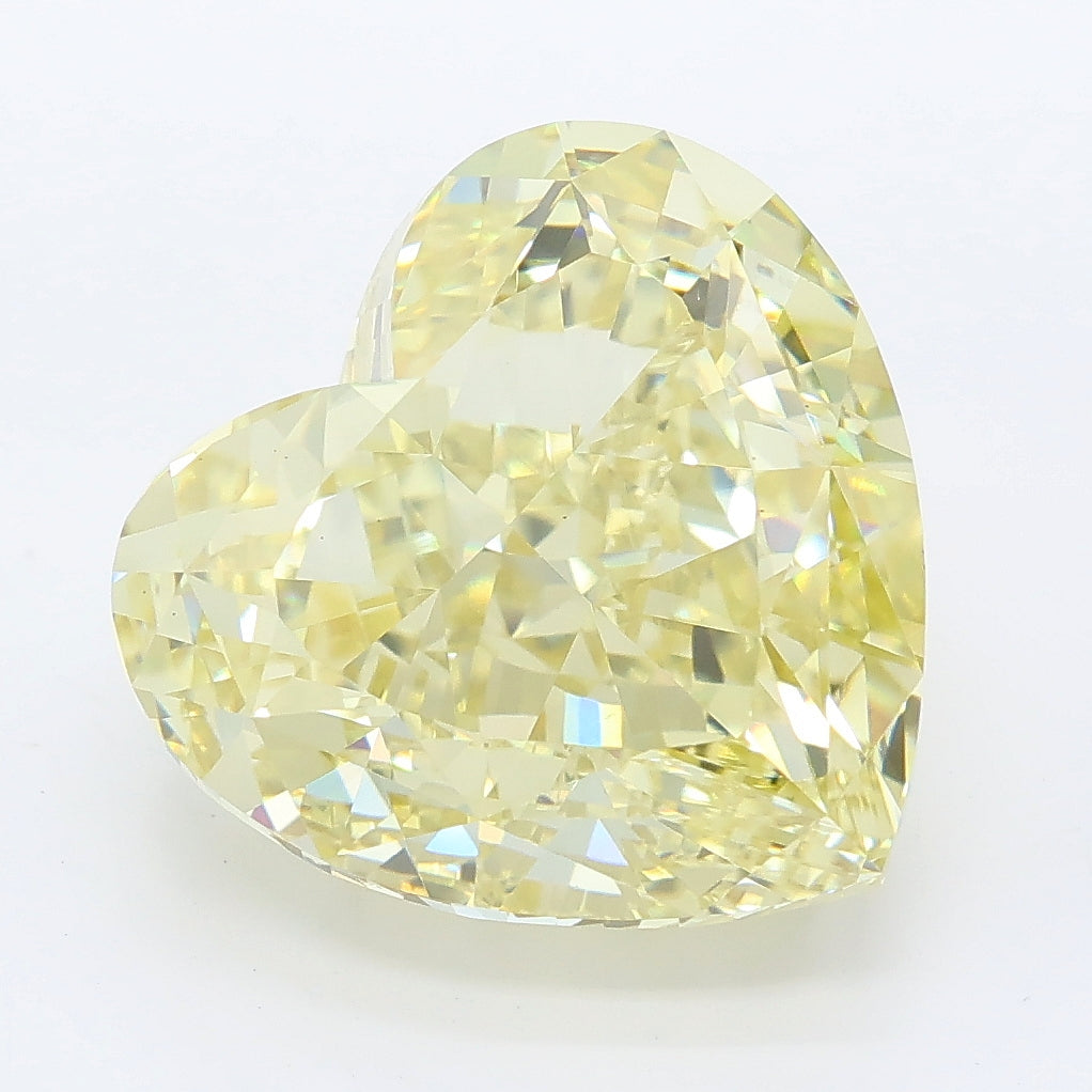 9.23 ct Fancy Yellow Heart Lab Grown Diamond · VS1 · IGI Certified
