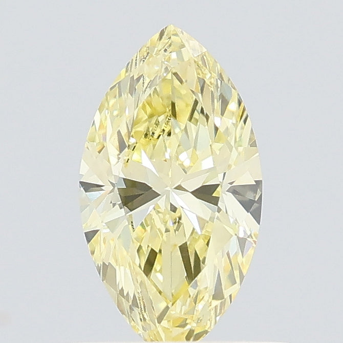 0.59 ct Fancy Intense Yellow Marquise Lab Grown Diamond · VVS2 · IGI Certified